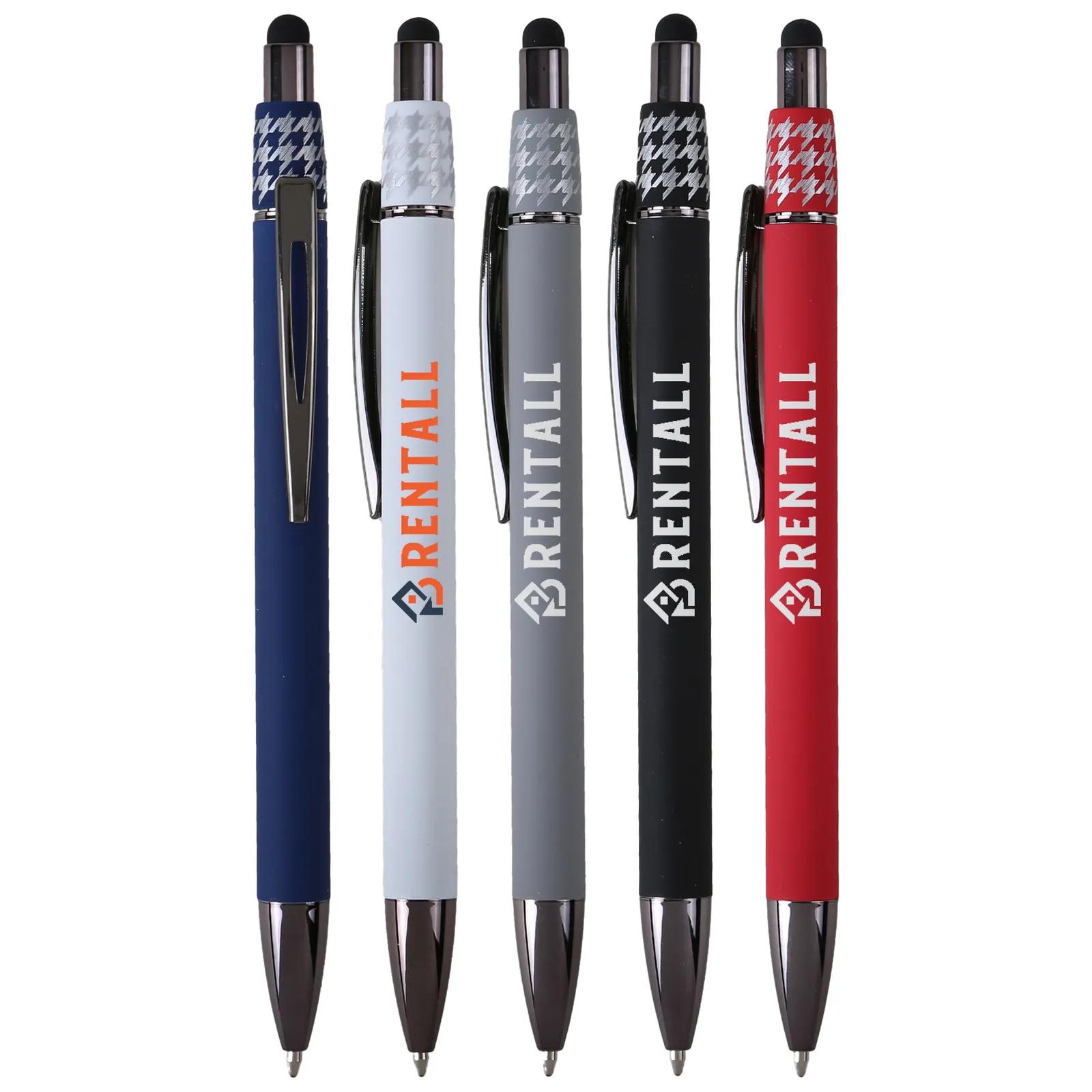 Pen Stylus Fidget Spinner Soft Touch Aluminum - product view 2