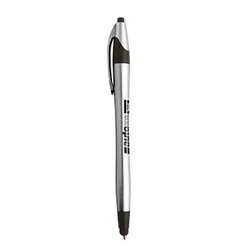 Stylus Pen Hourglass Shape Silver Barrel - 5 3/4 in - product view 3