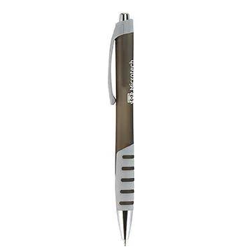 Ballpoint Pen Two-Tone Rubberized Frost Barrel - 5 5/8 in - product view 5