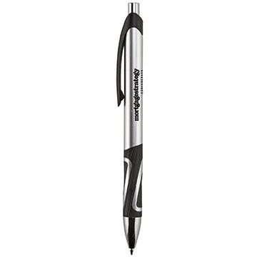 Ballpoint Pen Metallic Barrel Black Rubber Grip - 5 1/2 in - product view 5
