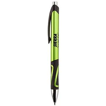 Ballpoint Pen Metallic Barrel Black Rubber Grip - 5 1/2 in - product view 6