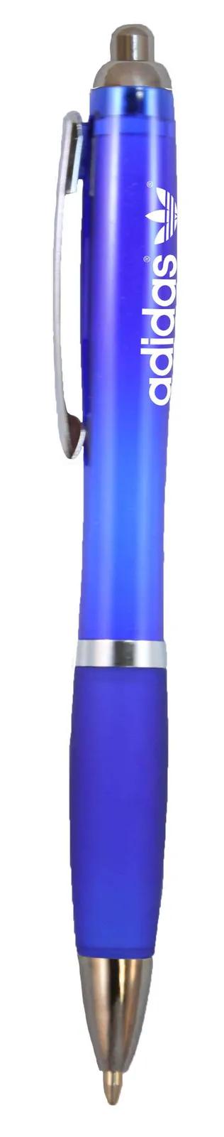 Ballpoint Pen Translucent Barrel Chrome Accents - 5 1/2 in - product view 8