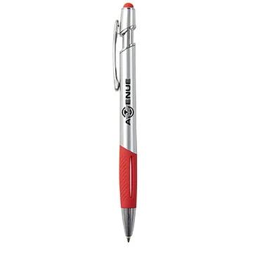 Stylus Pen Silver Barrel Colored Grip - 5 3/4 in - product view 3