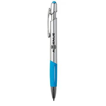 Stylus Pen Silver Barrel Colored Grip - 5 3/4 in - product view 4