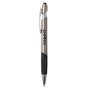 Stylus Pen Metallic Barrel Chrome Accents - 5 3/4 in - product view 2