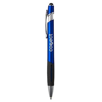 Stylus Pen Metallic Barrel Chrome Accents - 5 3/4 in - product view 5