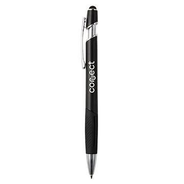 Stylus Pen Metallic Barrel Chrome Accents - 5 3/4 in - product view 6