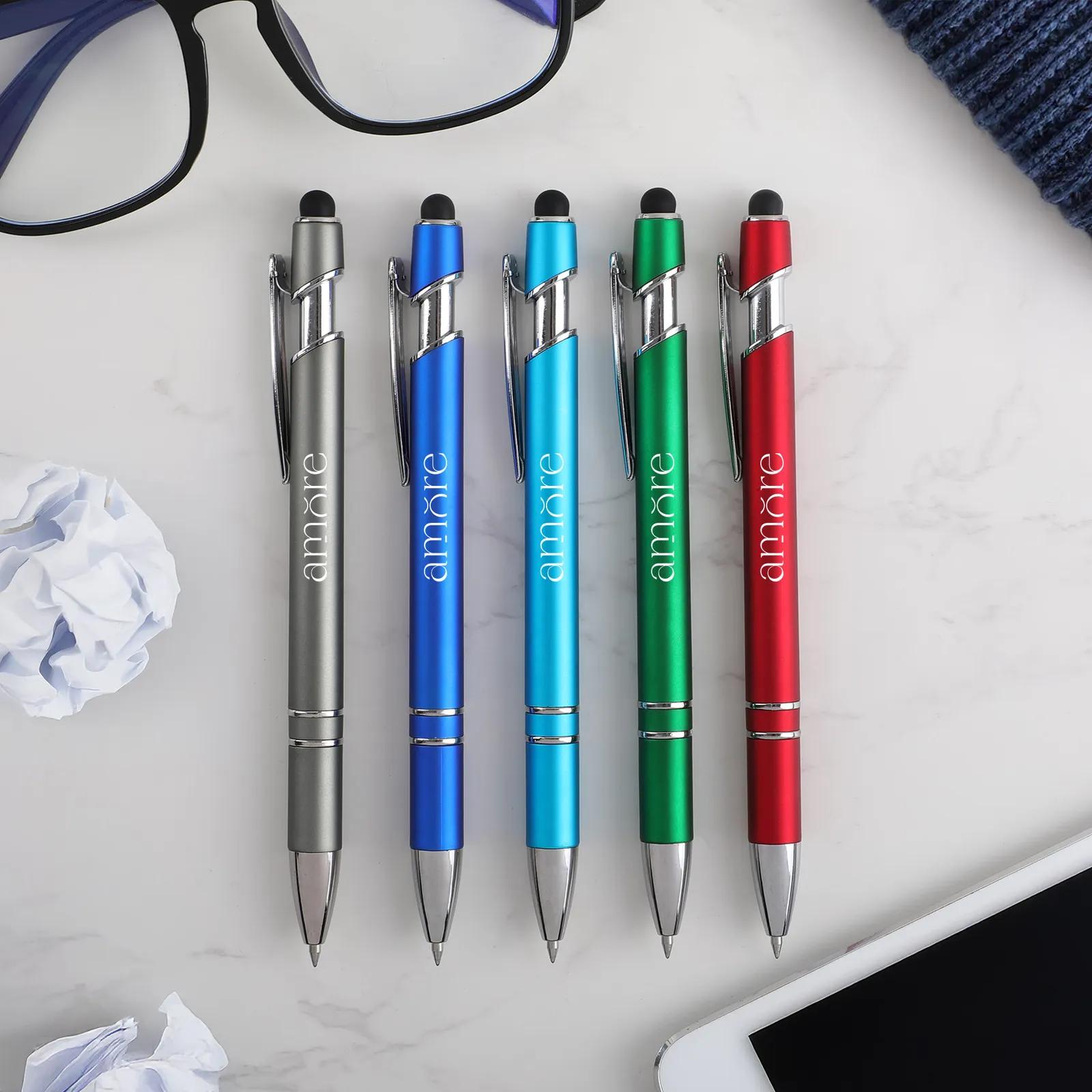 Pen Velvet Touch Stylus Gel with Plunger - 5.75 in