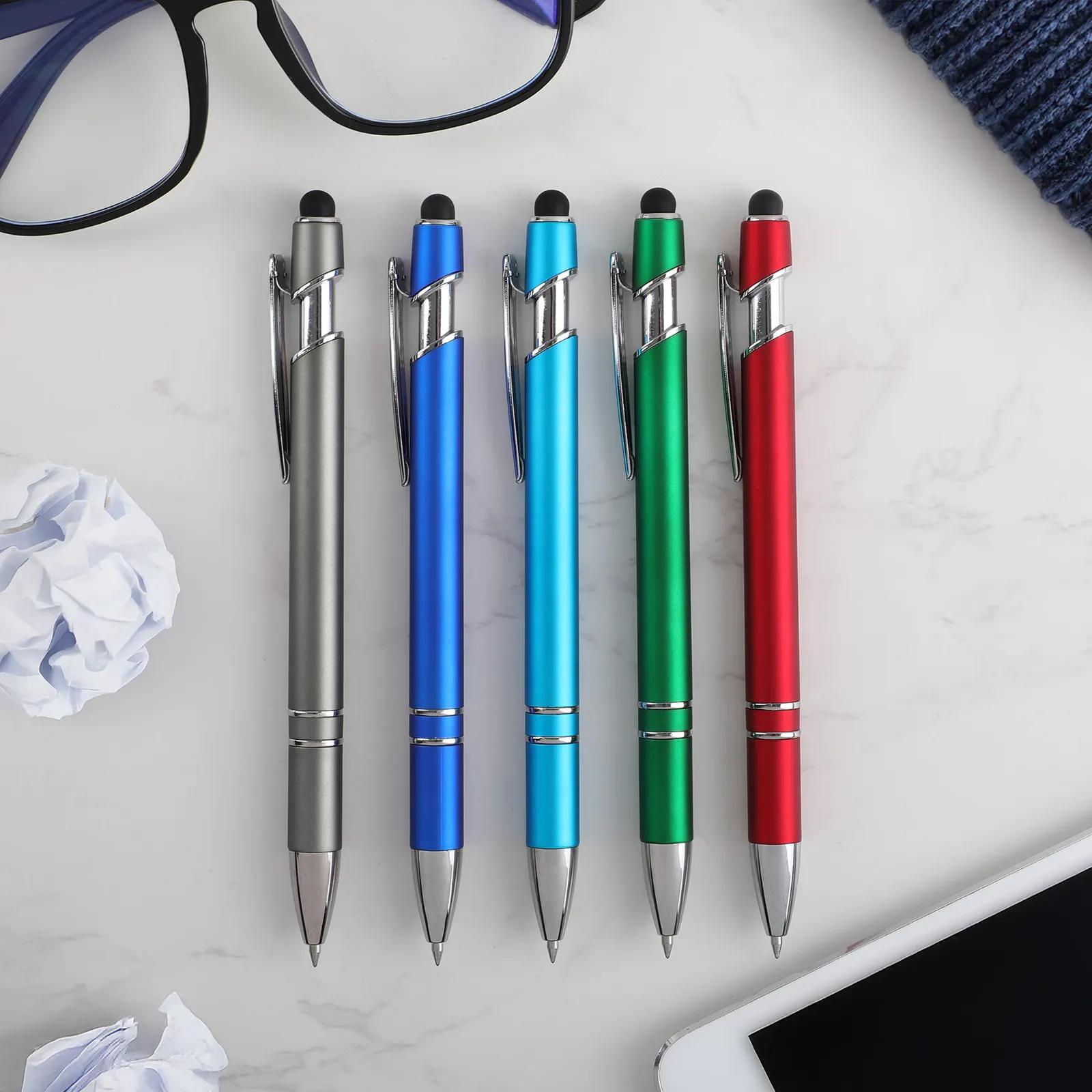 Pen Velvet Touch Stylus Gel with Plunger - 5.75 in - blank view 20