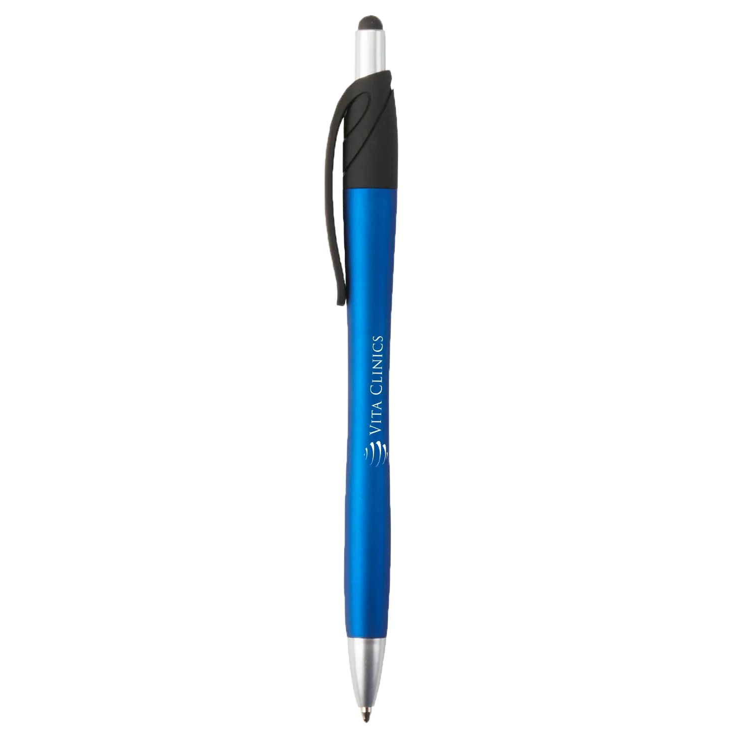 Pen Velvet Touch Stylus Chrome Barrel - 6 in - product view 2