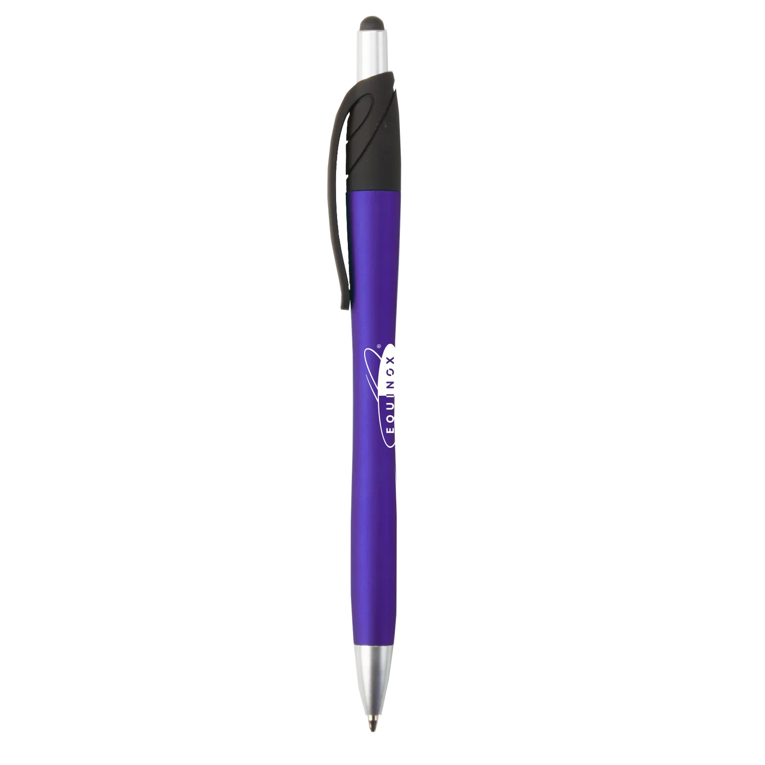 Pen Velvet Touch Stylus Chrome Barrel - 6 in - product view 3