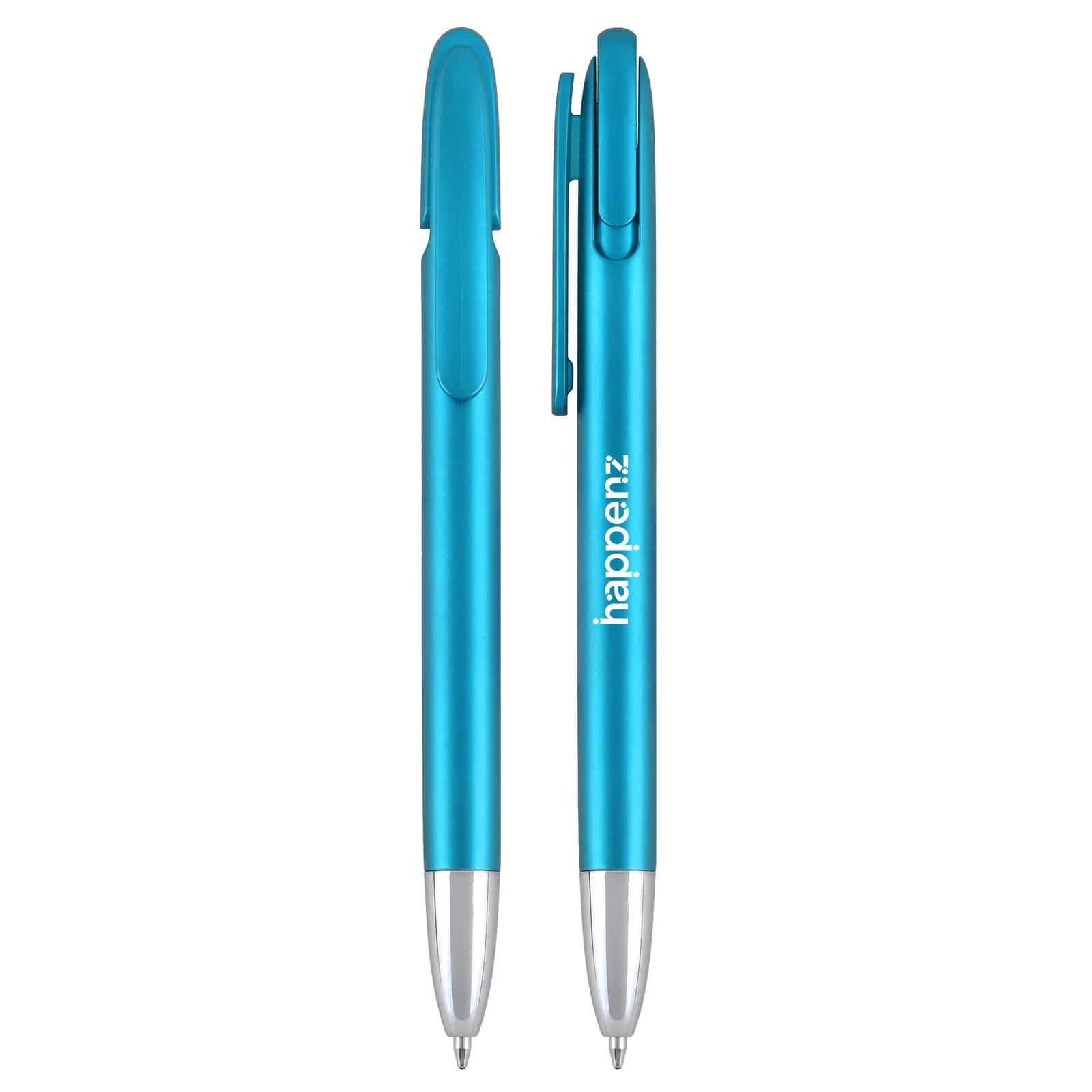 Pen Plunger Action ABS Plastic Medium Point - 5.63 in - product view 2