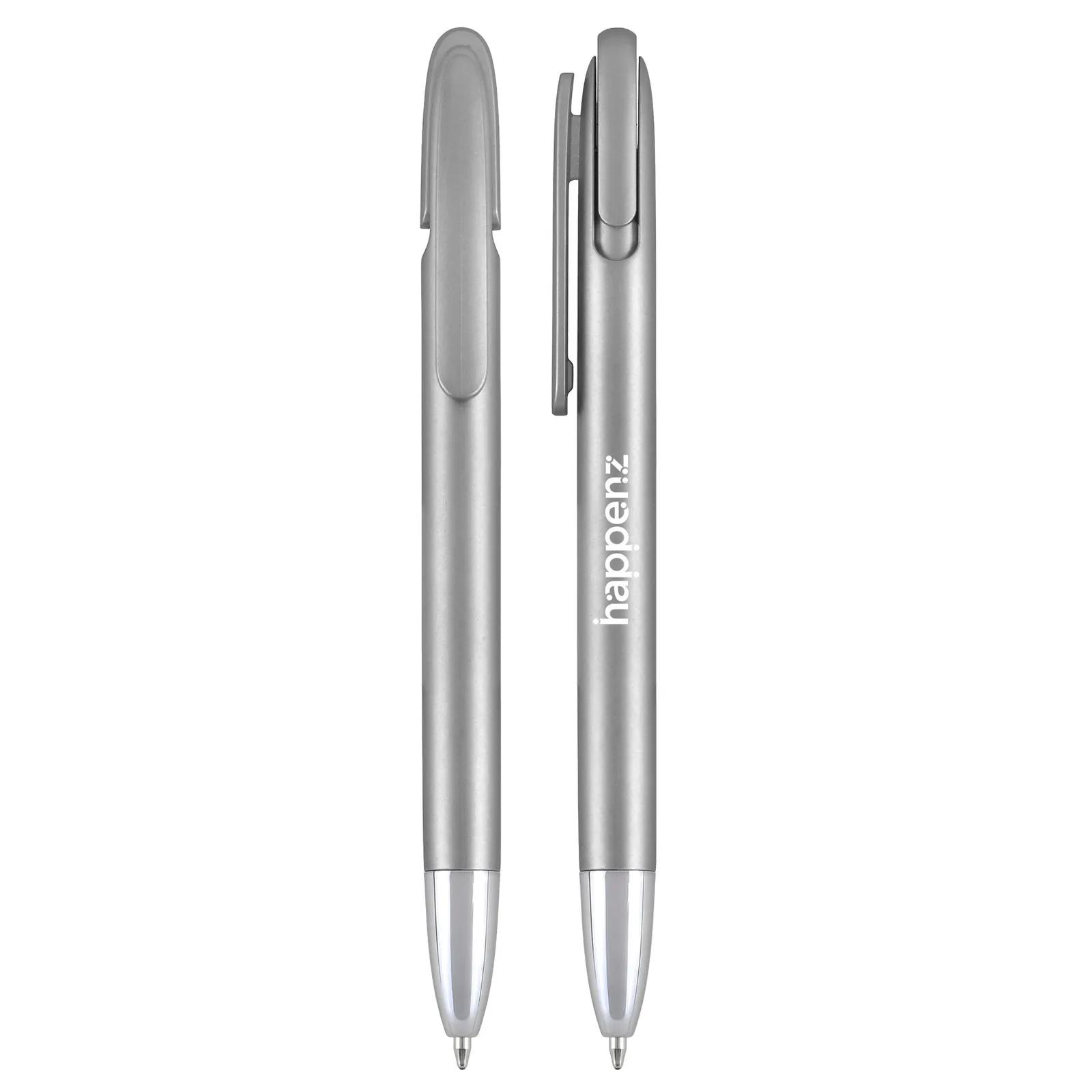 Pen Plunger Action ABS Plastic Medium Point - 5.63 in - product view 5
