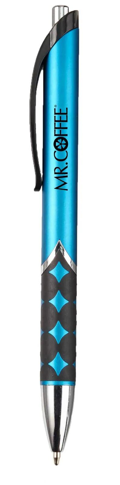 Pen Matte Metallic Diamond Pattern Grip - 5.75 in - product view 5