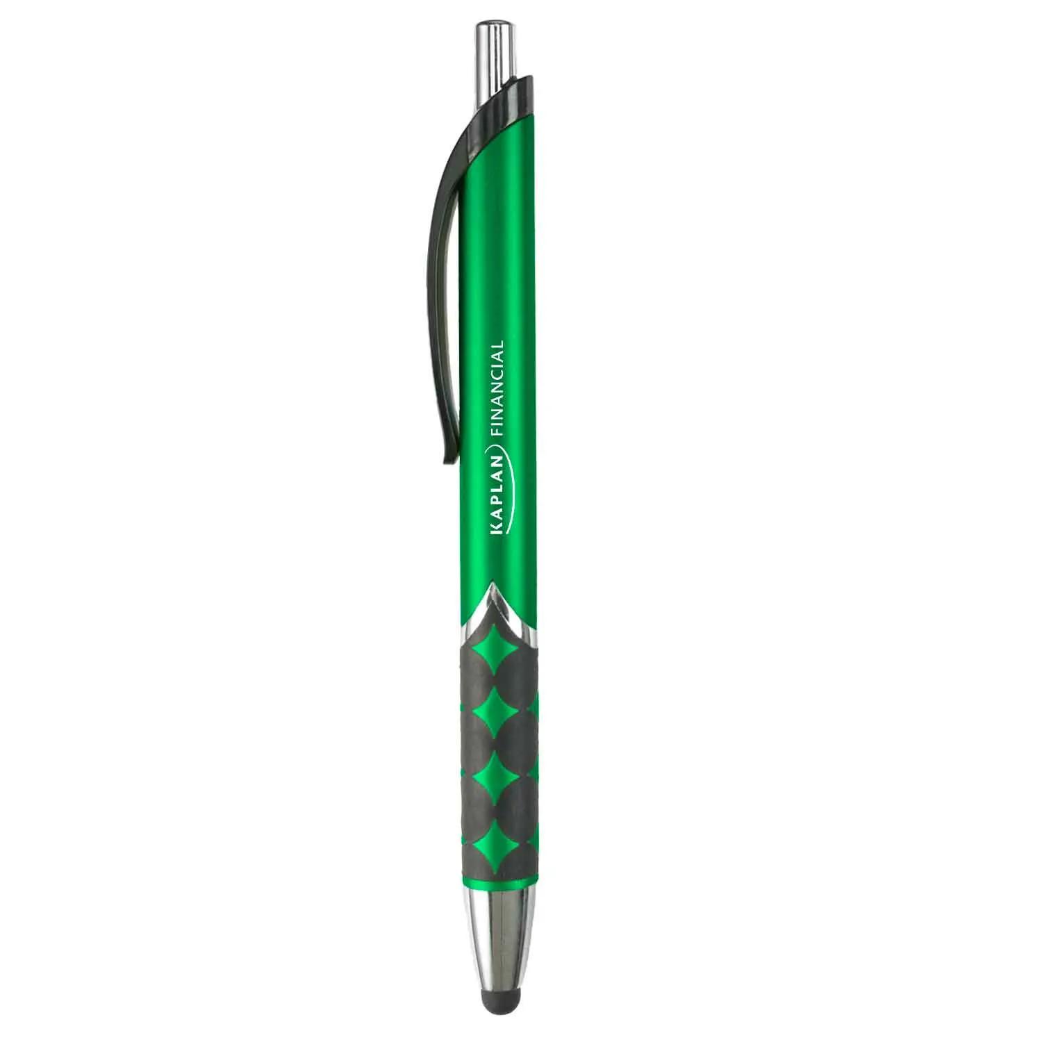 Pen Stylus Matte Metallic Diamond Grip - 5.75 in - product view 4