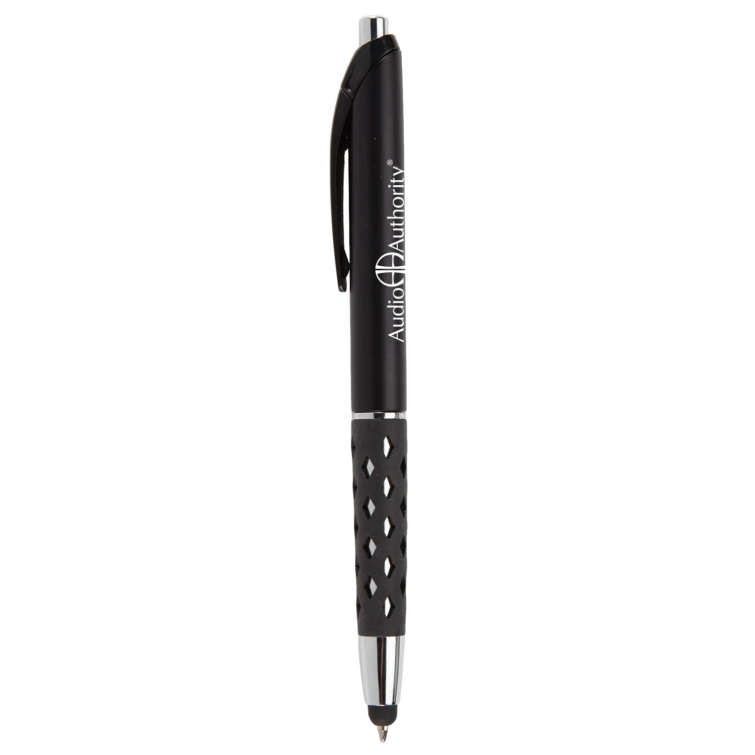 Pen Stylus Matte Metallic Black Rubber Grip - 5.63 in - product view 6