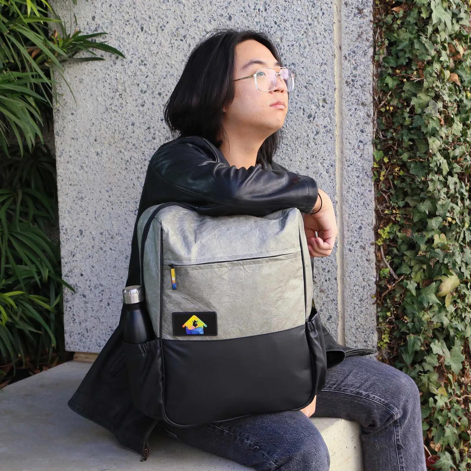 Backpack HDPE Techwear Laptop Compartment - 12 x 17 in - product view 6