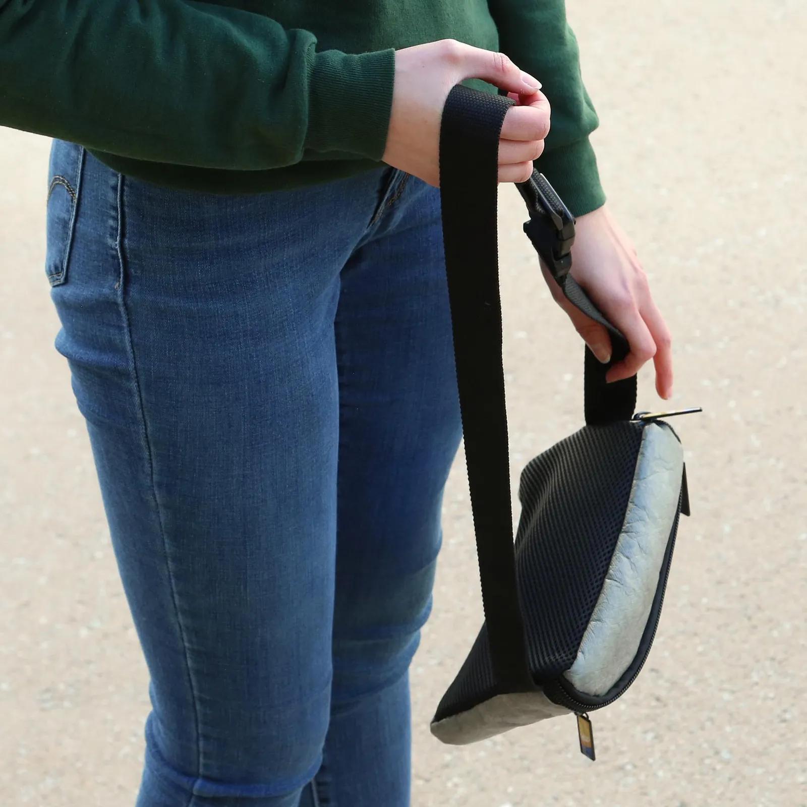 Crossbody Bag HDPE Minimalist Fanny Pack - 8.8 x 5.5 in - product view 6