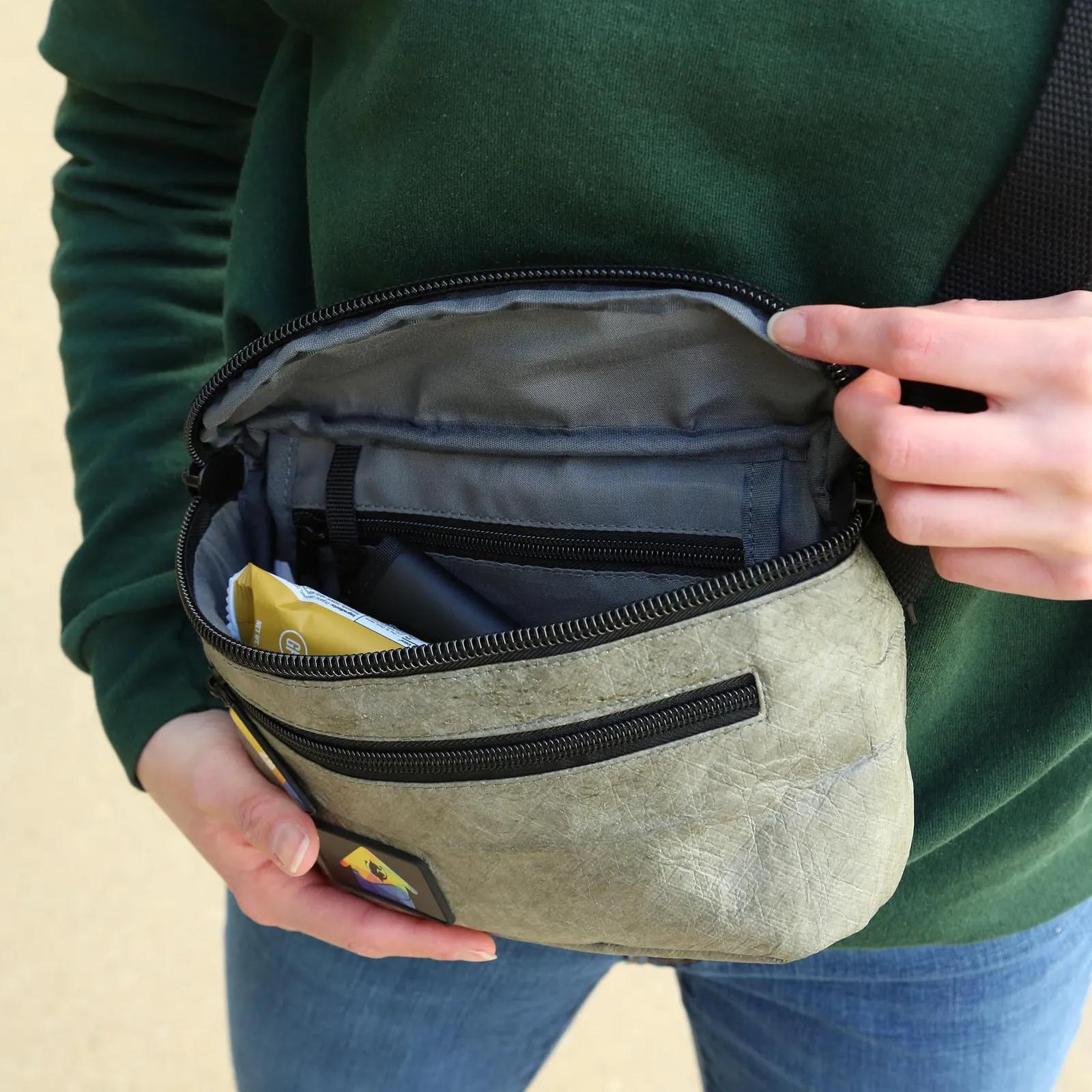 Crossbody Bag HDPE Minimalist Fanny Pack - 8.8 x 5.5 in - product view 8