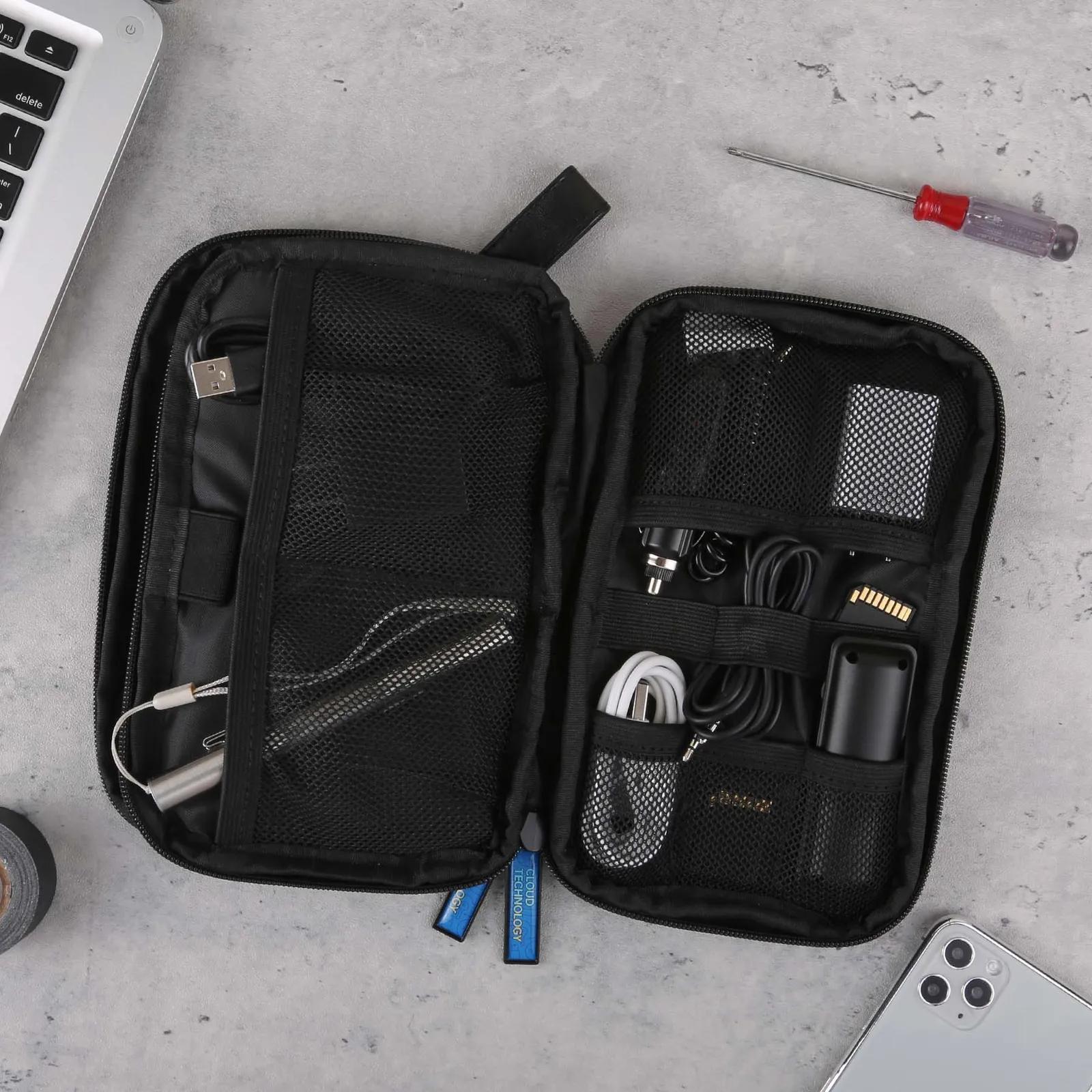 Tech Organizer HDPE Cable Storage Pouch - 5.5 x 8.25 in - product view 2