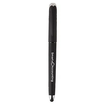 Stylus Gel Pen Velvet-Touch Metallic Cap - 5.88 in - product view 3