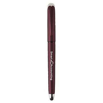Stylus Gel Pen Velvet-Touch Metallic Cap - 5.88 in - product view 7
