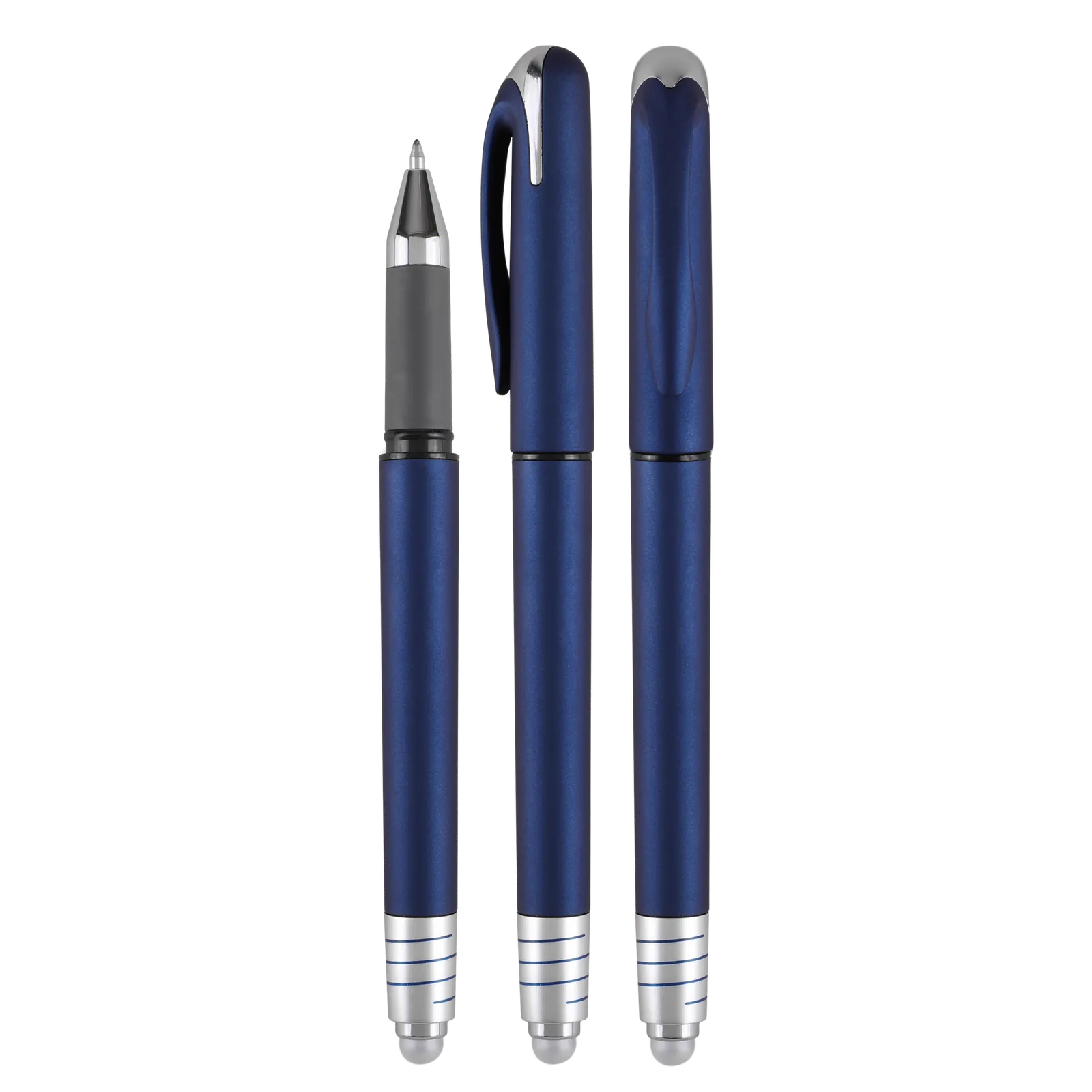 Spinner Gel Pen Stylus Velvet-Touch Cap - 6 in - blank view 9