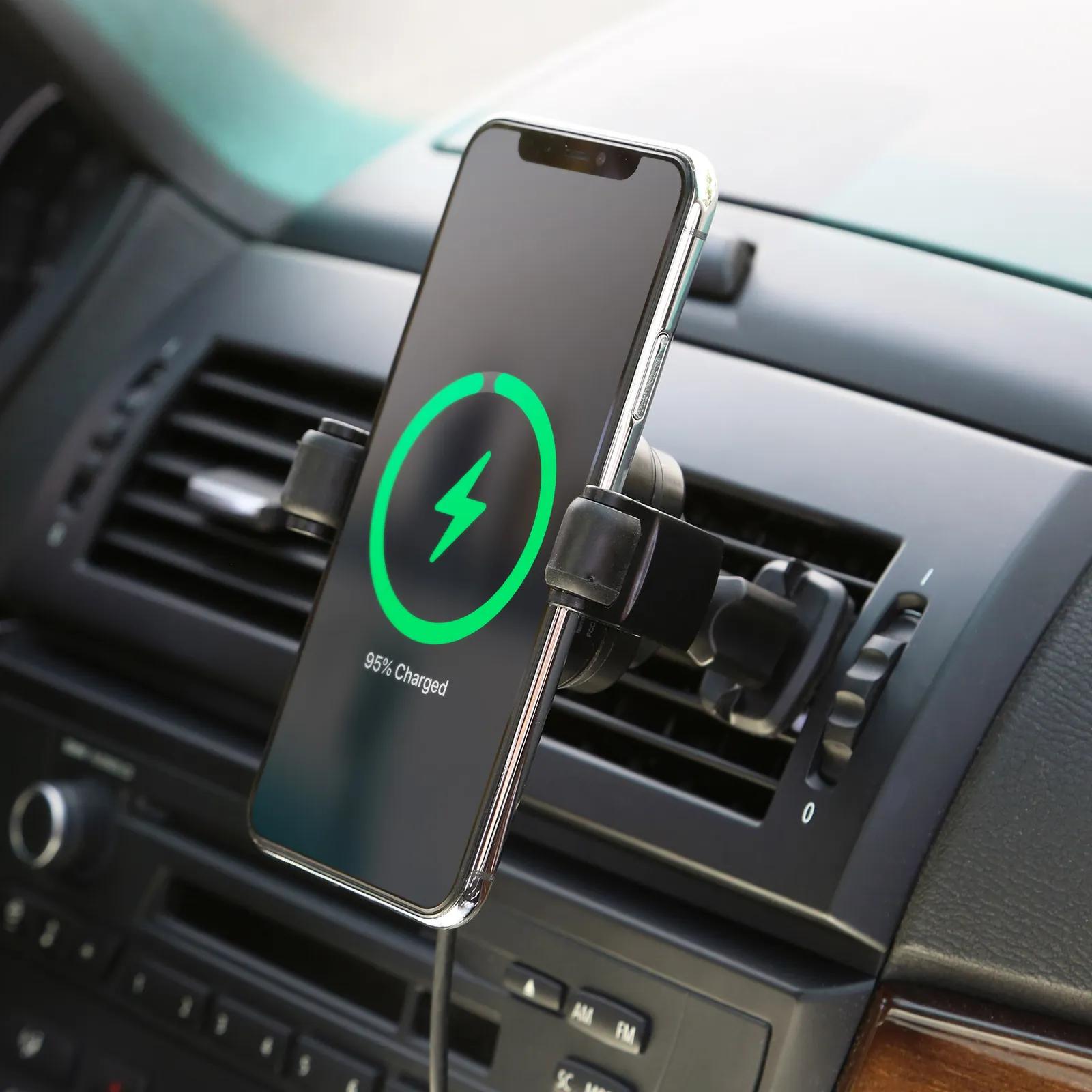 Wireless Charging Car Phone Dock Mount - 3.5 x 2.5 in - product view 2