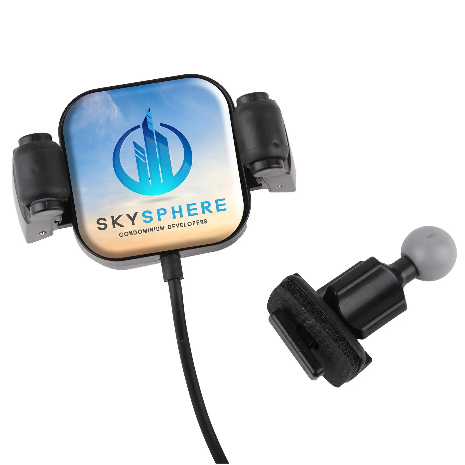 Wireless Charging Car Phone Dock Mount - 3.5 x 2.5 in - product view 7