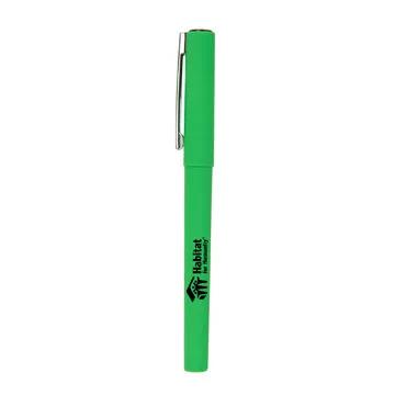 Gel Pen Capped Bright Colored Grip Chrome - 5.5 in - product view 2