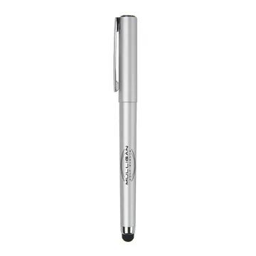 Stylus Gel Pen Metallic Chrome Accents - 5.75 in - product view 4