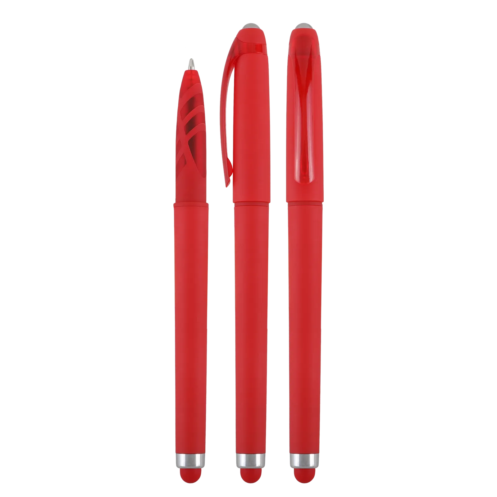 Stylus Gel Pen with Velvet Touch Grip - 6 1/8 in - blank view 12