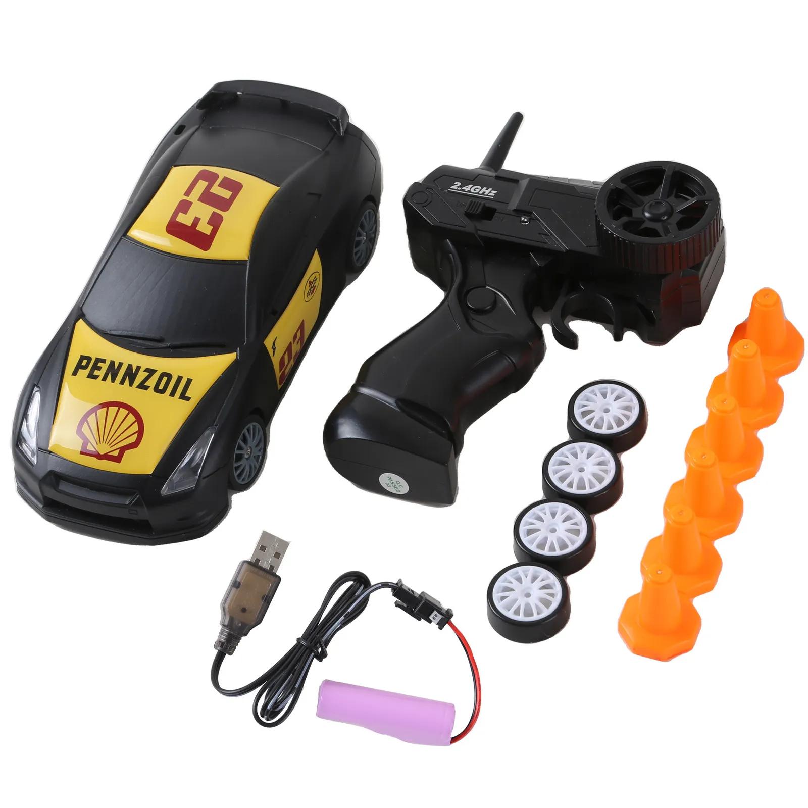 RC Car with Dual Tire Sets and Remote Control - product view 9