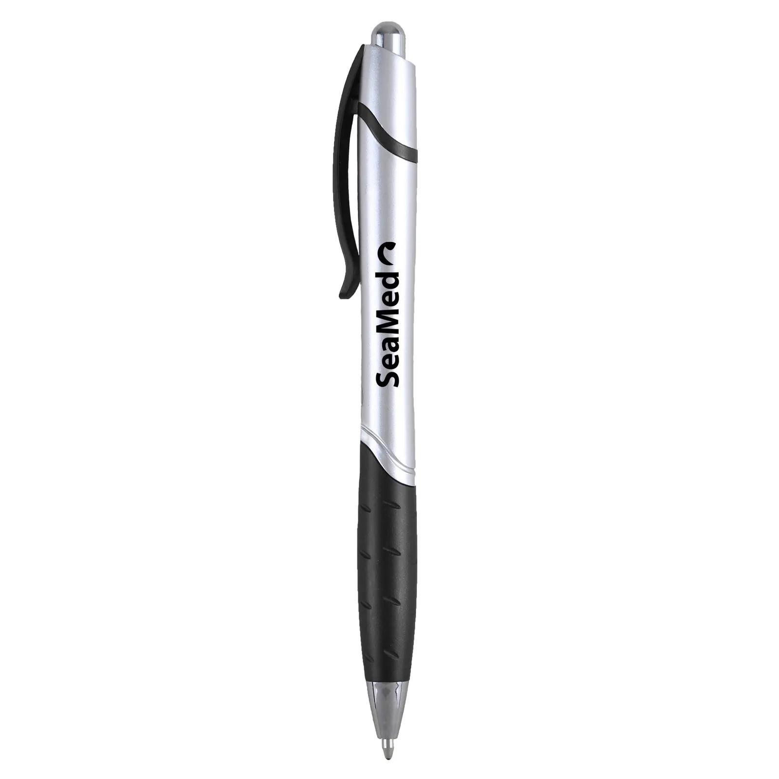 NFC Ballpoint Pen with Rubber Grip - 5 5/8 in - product view 3