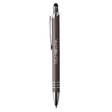 Aluminum Stylus Pen with Velvet Touch Finish - 5 3/4 in - product view 2