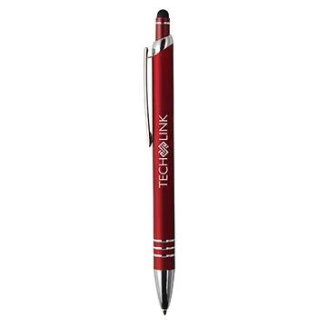 Aluminum Stylus Pen with Velvet Touch Finish - 5 3/4 in - product view 4