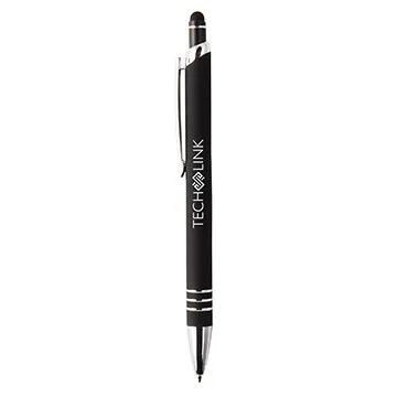 Aluminum Stylus Pen with Velvet Touch Finish - 5 3/4 in - product view 6