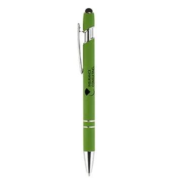 ABS Plastic Stylus Pen with Velvet Touch - 5 5/8 in - product view 3