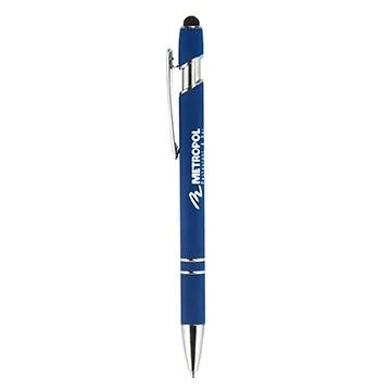 ABS Plastic Stylus Pen with Velvet Touch - 5 5/8 in - product view 5