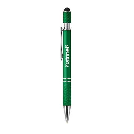 Aluminum Stylus Pen with Spin Top Stress Relief - 5 5/8 in - product view 5