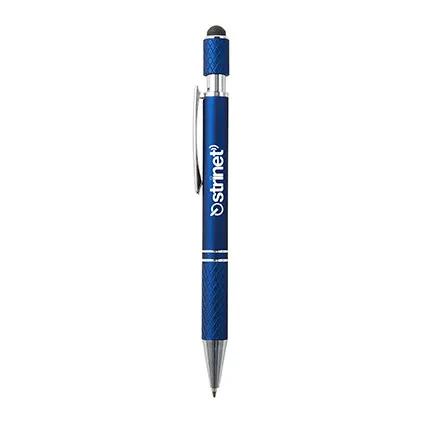 Aluminum Stylus Pen with Spin Top Stress Relief - 5 5/8 in - product view 6