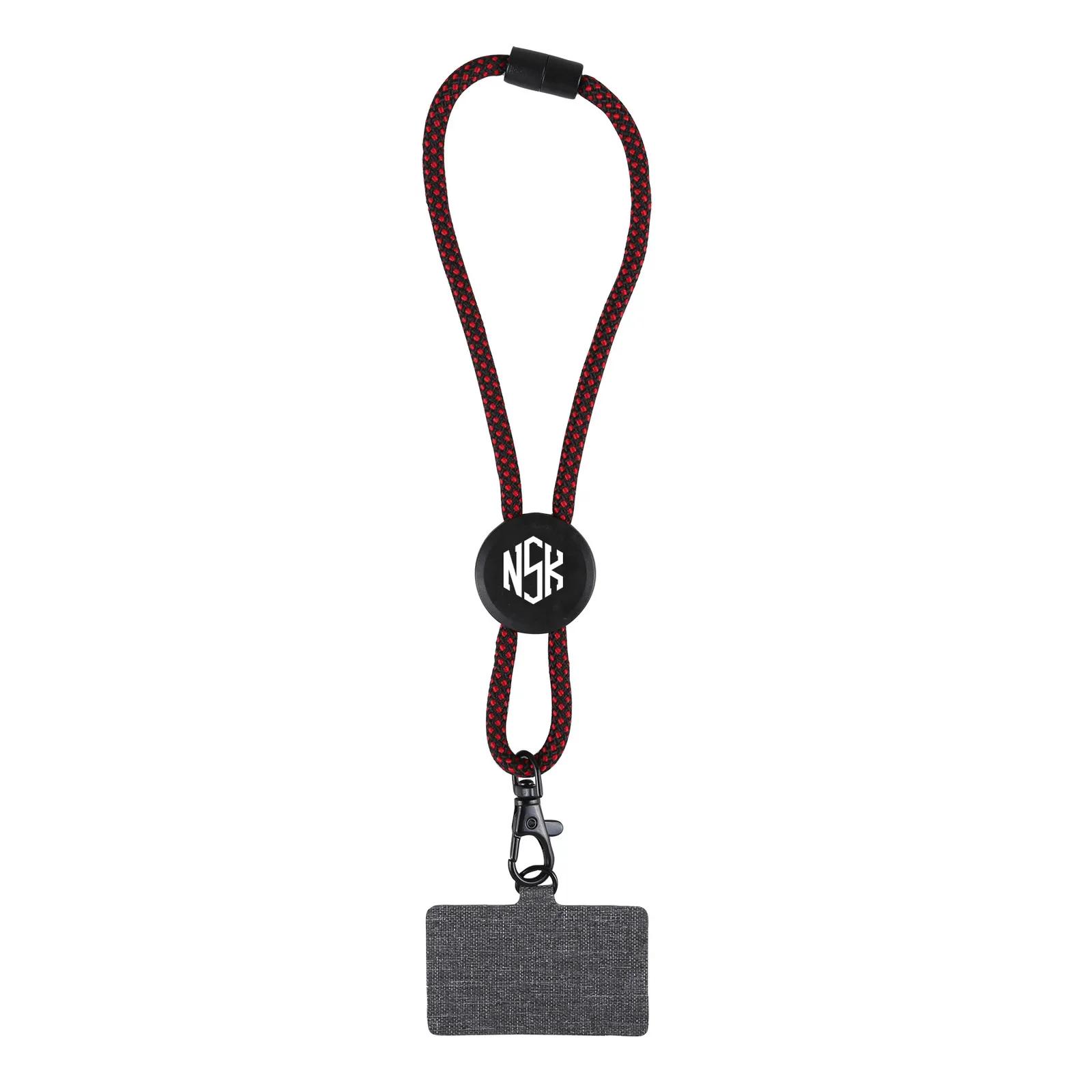 Phone Holder Wristlet with Recycled RPET Cord - product view 5