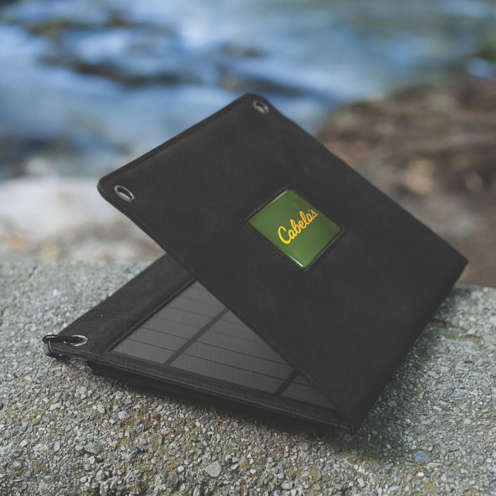 Solar Panel Charger 12 Watt Bi-Fold Design - 10 3/4 in