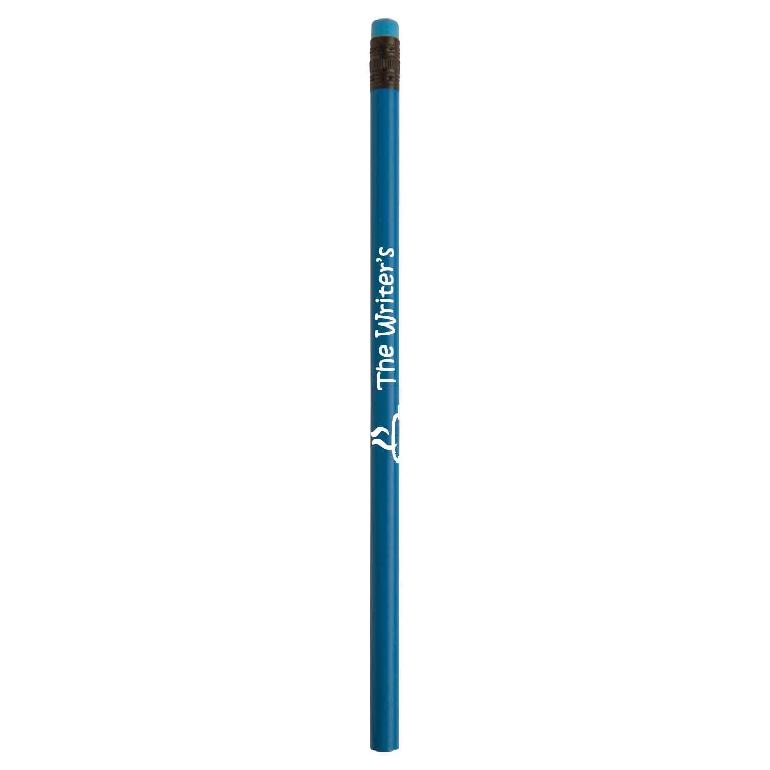 Neon Round Wooden Pencil with Matching Eraser - 7 1/2 in - product view 2