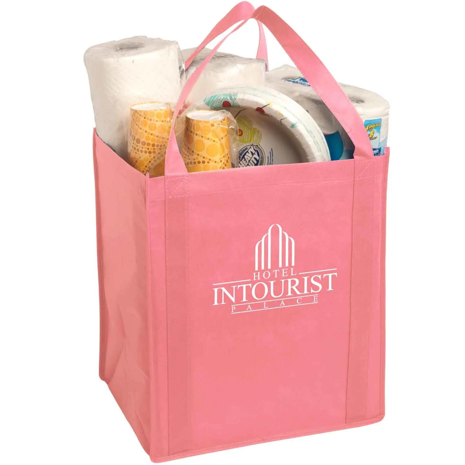 Custom Tote Bag Large Non-Woven Grocery - 13 x 15 x 10 in - product view 4