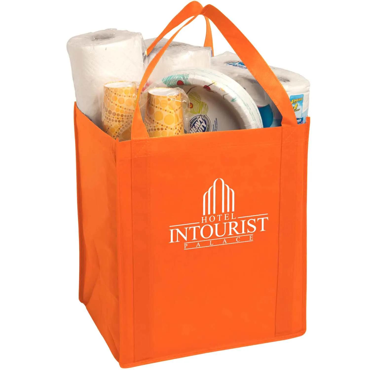 Custom Tote Bag Large Non-Woven Grocery - 13 x 15 x 10 in - product view 5