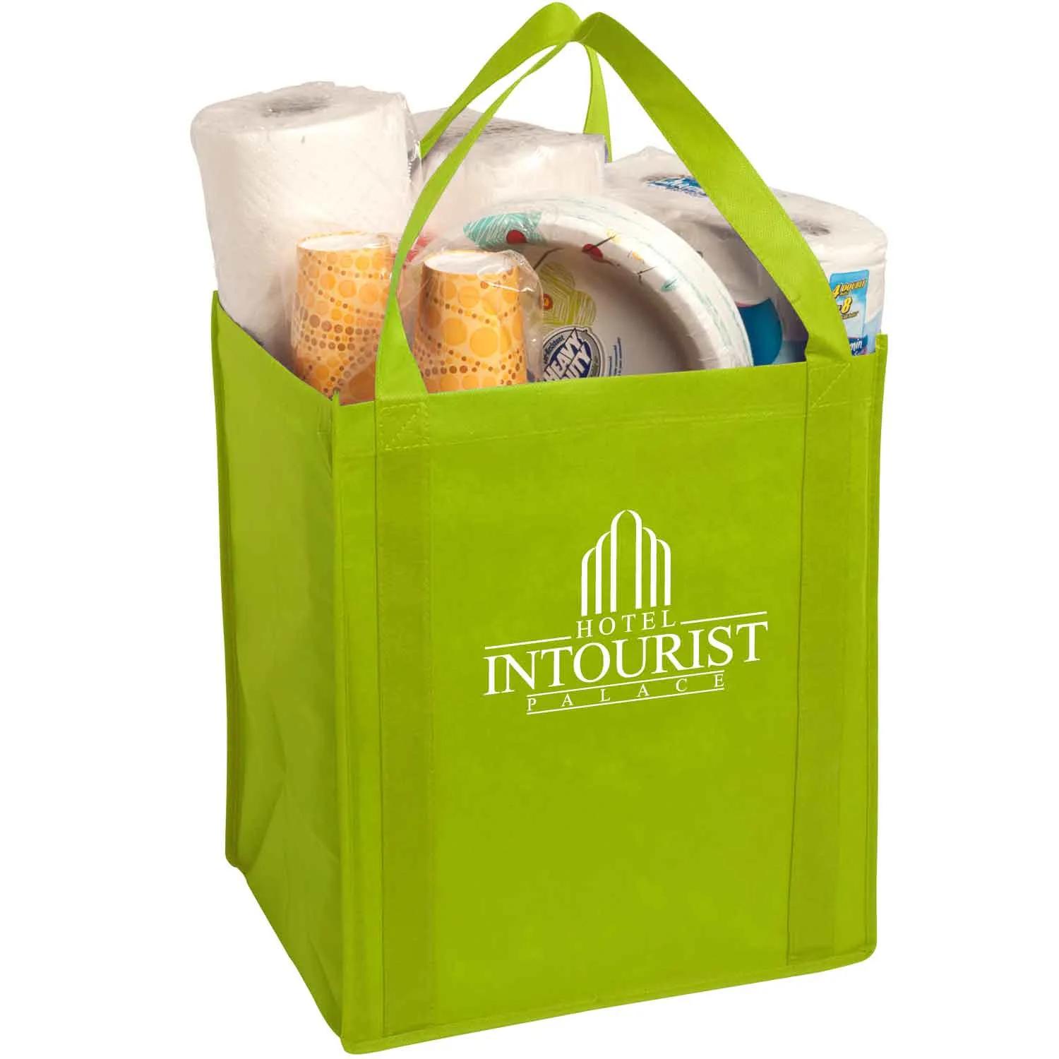 Custom Tote Bag Large Non-Woven Grocery - 13 x 15 x 10 in - product view 7