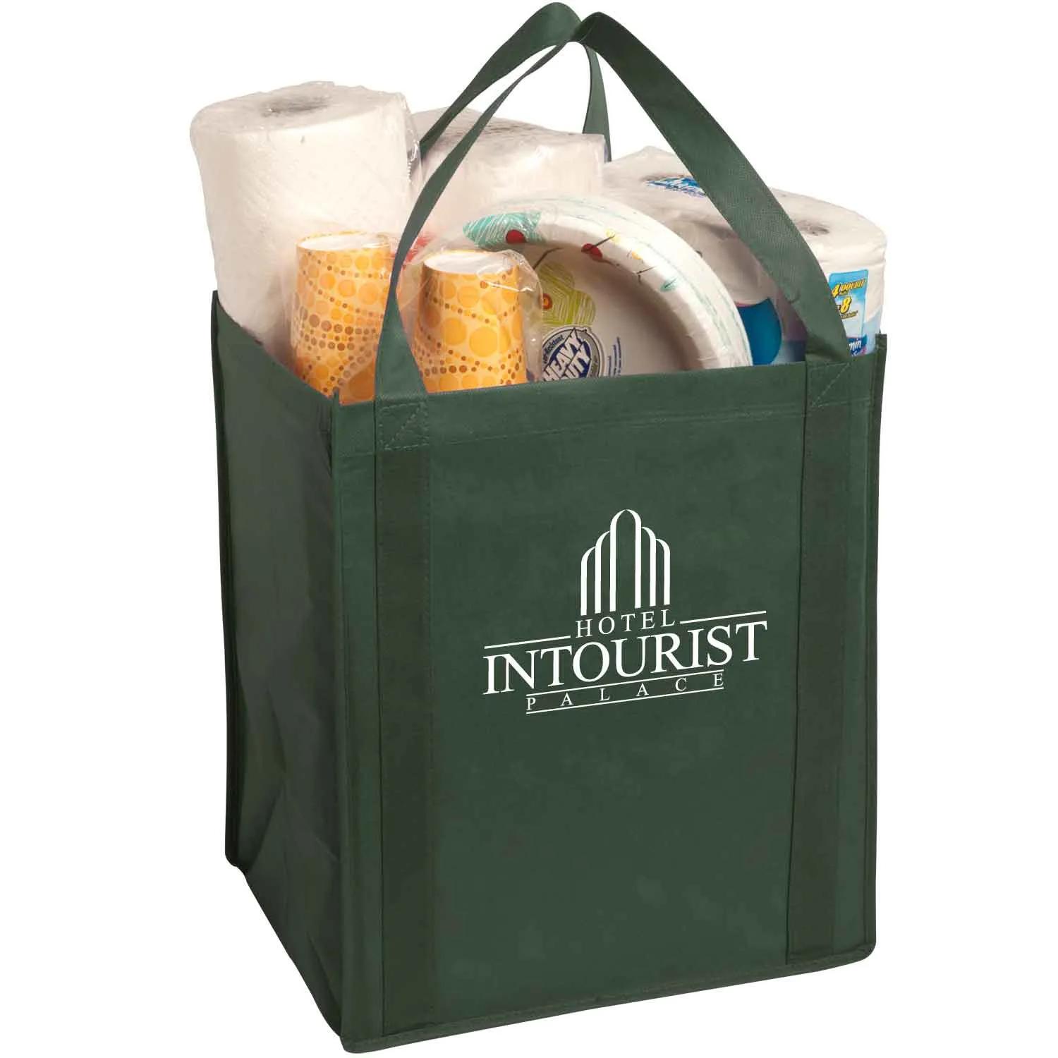 Custom Tote Bag Large Non-Woven Grocery - 13 x 15 x 10 in - product view 9