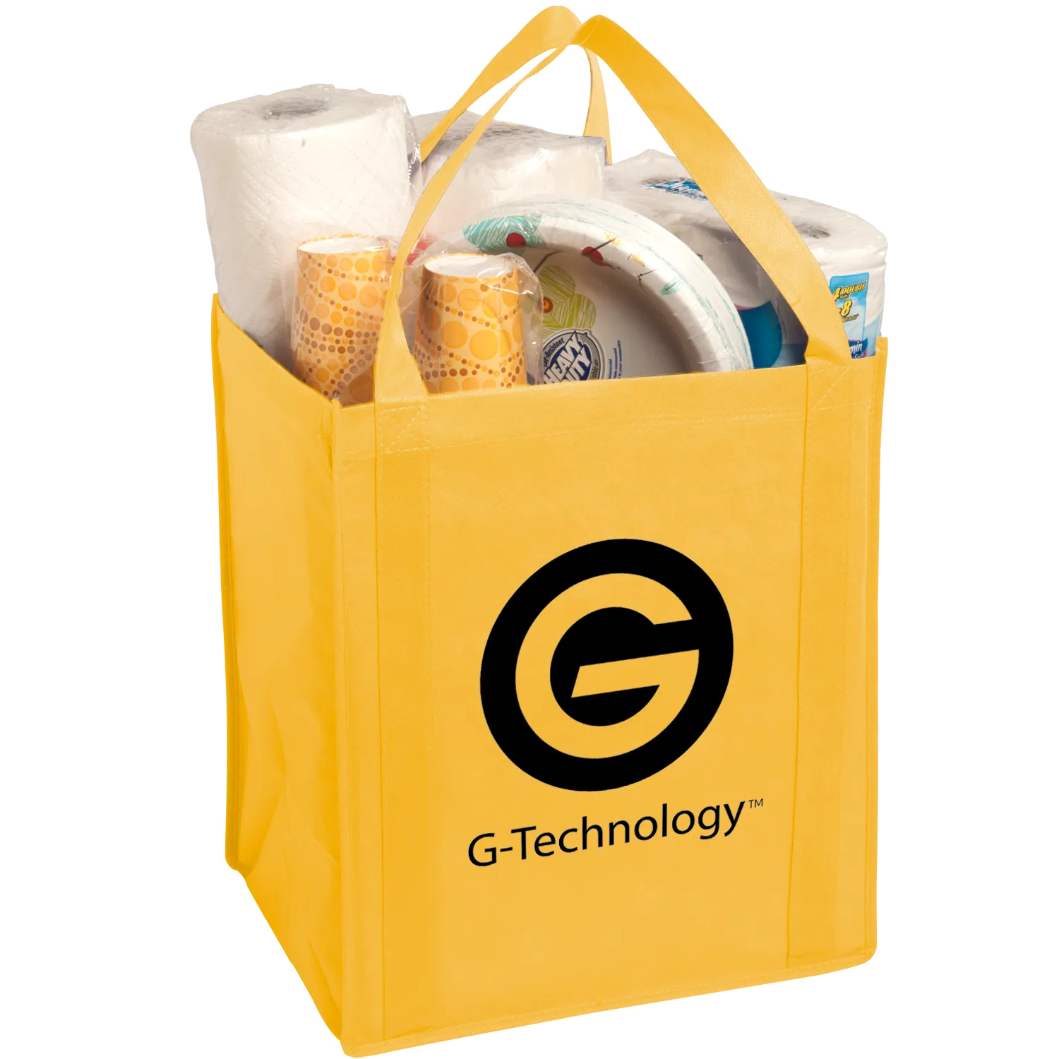 Custom Tote Bag Large Non-Woven Grocery - 13 x 15 x 10 in - product view 11