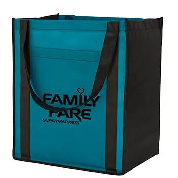 Custom Tote Bag Large Non-Woven with Pocket - 13 x 15 x 10 in - product view 2